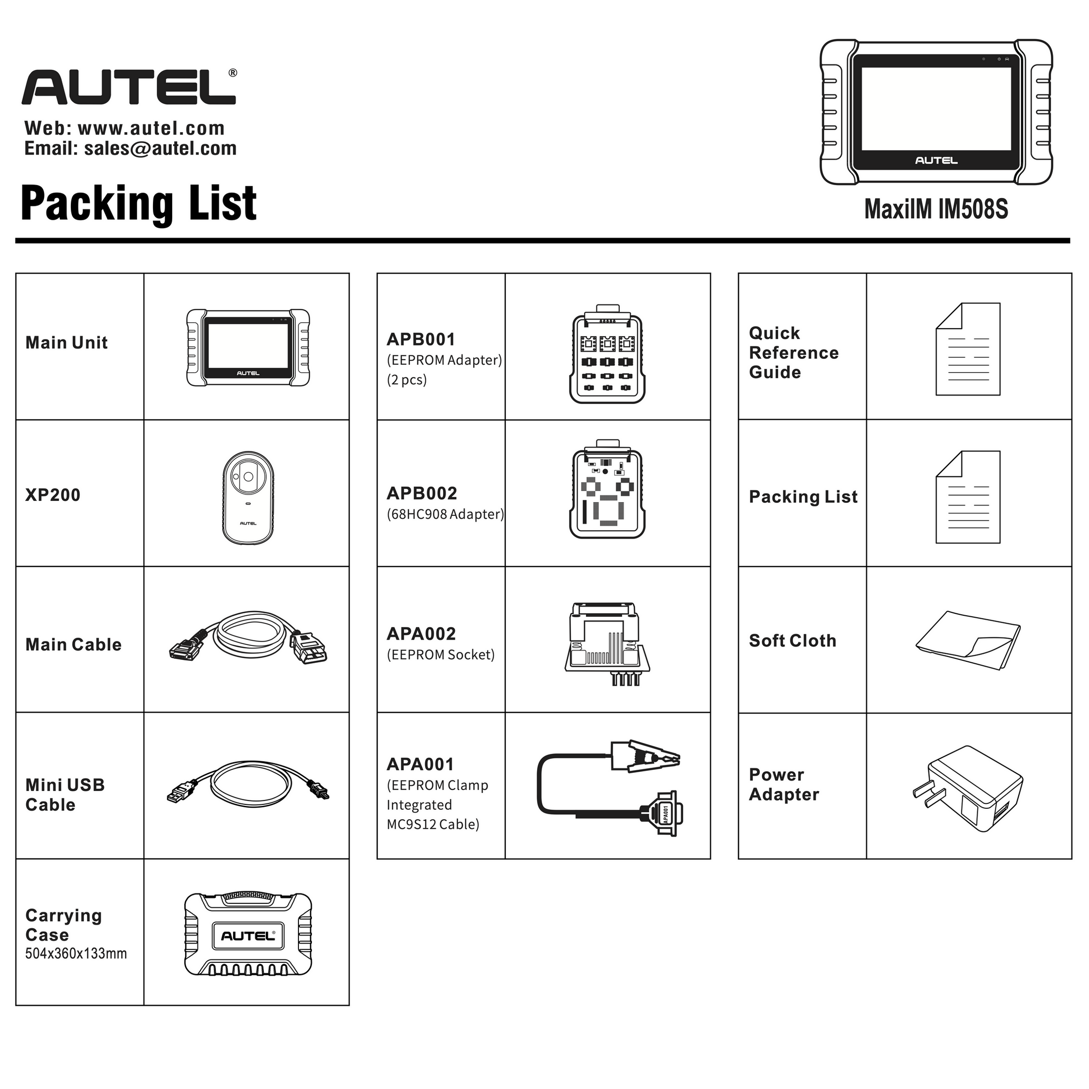 Autel MaxiIM IM508S Autel MaxiIM IM508S